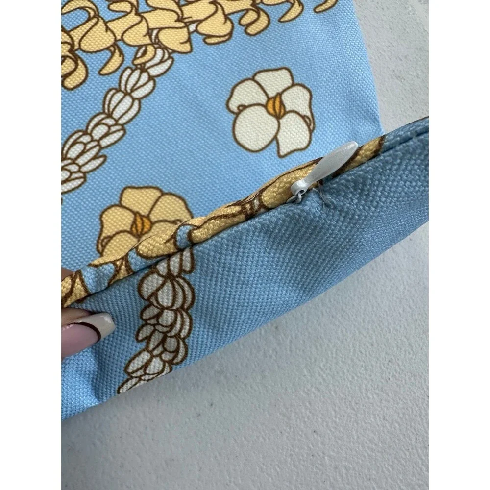 NWT Le'ale'a Hawaiian Floral Lei Pikake Lei Puakenikeni Zippered Pillow Case 17